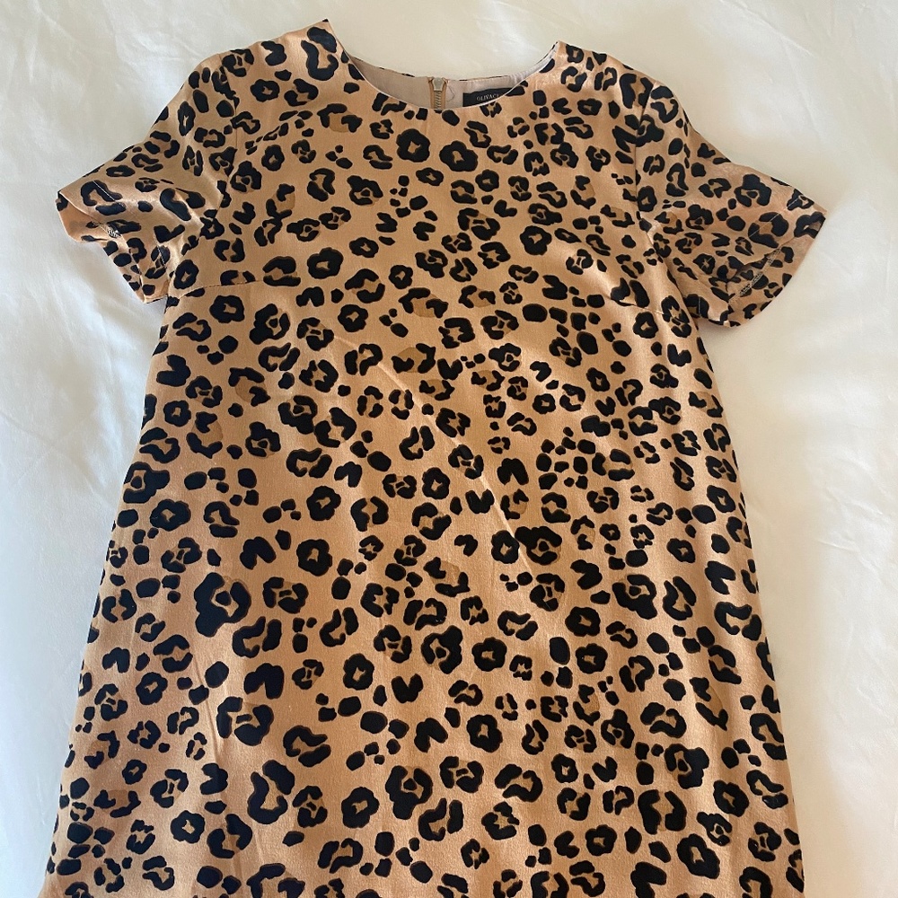 Olivaceous Leopard Dress, Size: Medium